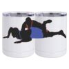 10 oz. White Stainless Steel Short Tumbler Thumbnail