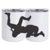10 oz. White Stainless Steel Short Tumbler Thumbnail