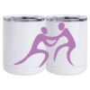 10 oz. White Stainless Steel Short Tumbler Thumbnail