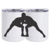 10 oz. White Stainless Steel Short Tumbler Thumbnail