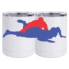 10 oz. White Stainless Steel Short Tumbler Thumbnail