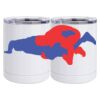 10 oz. White Stainless Steel Short Tumbler Thumbnail