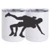 10 oz. White Stainless Steel Short Tumbler Thumbnail