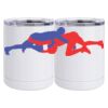 10 oz. White Stainless Steel Short Tumbler Thumbnail