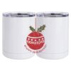 10 oz. White Stainless Steel Short Tumbler Thumbnail