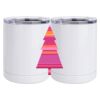 10 oz. White Stainless Steel Short Tumbler Thumbnail
