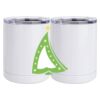 10 oz. White Stainless Steel Short Tumbler Thumbnail