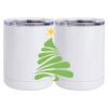 10 oz. White Stainless Steel Short Tumbler Thumbnail