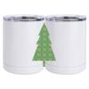 10 oz. White Stainless Steel Short Tumbler Thumbnail