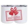 10 oz. White Stainless Steel Short Tumbler Thumbnail