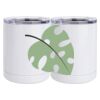 10 oz. White Stainless Steel Short Tumbler Thumbnail