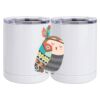 10 oz. White Stainless Steel Short Tumbler Thumbnail