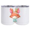 10 oz. White Stainless Steel Short Tumbler Thumbnail
