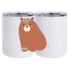 10 oz. White Stainless Steel Short Tumbler Thumbnail