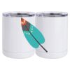 10 oz. White Stainless Steel Short Tumbler Thumbnail