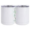 10 oz. White Stainless Steel Short Tumbler Thumbnail