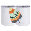 10 oz. White Stainless Steel Short Tumbler Thumbnail