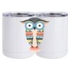 10 oz. White Stainless Steel Short Tumbler Thumbnail