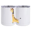10 oz. White Stainless Steel Short Tumbler Thumbnail