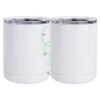 10 oz. White Stainless Steel Short Tumbler Thumbnail