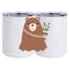 10 oz. White Stainless Steel Short Tumbler Thumbnail
