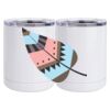 10 oz. White Stainless Steel Short Tumbler Thumbnail
