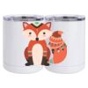 10 oz. White Stainless Steel Short Tumbler Thumbnail
