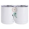 10 oz. White Stainless Steel Short Tumbler Thumbnail