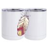 10 oz. White Stainless Steel Short Tumbler Thumbnail