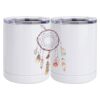 10 oz. White Stainless Steel Short Tumbler Thumbnail