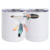10 oz. White Stainless Steel Short Tumbler Thumbnail