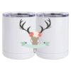 10 oz. White Stainless Steel Short Tumbler Thumbnail