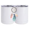 10 oz. White Stainless Steel Short Tumbler Thumbnail