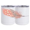 10 oz. White Stainless Steel Short Tumbler Thumbnail