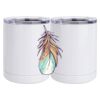 10 oz. White Stainless Steel Short Tumbler Thumbnail