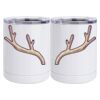 10 oz. White Stainless Steel Short Tumbler Thumbnail