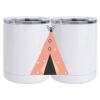 10 oz. White Stainless Steel Short Tumbler Thumbnail
