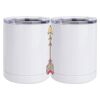 10 oz. White Stainless Steel Short Tumbler Thumbnail