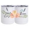 10 oz. White Stainless Steel Short Tumbler Thumbnail