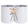 10 oz. White Stainless Steel Short Tumbler Thumbnail