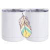 10 oz. White Stainless Steel Short Tumbler Thumbnail