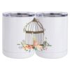 10 oz. White Stainless Steel Short Tumbler Thumbnail
