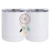 10 oz. White Stainless Steel Short Tumbler Thumbnail