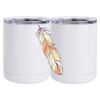 10 oz. White Stainless Steel Short Tumbler Thumbnail