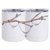 10 oz. White Stainless Steel Short Tumbler Thumbnail
