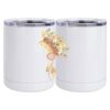 10 oz. White Stainless Steel Short Tumbler Thumbnail