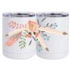 10 oz. White Stainless Steel Short Tumbler Thumbnail