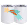 10 oz. White Stainless Steel Short Tumbler Thumbnail