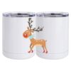 10 oz. White Stainless Steel Short Tumbler Thumbnail