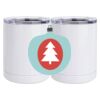 10 oz. White Stainless Steel Short Tumbler Thumbnail